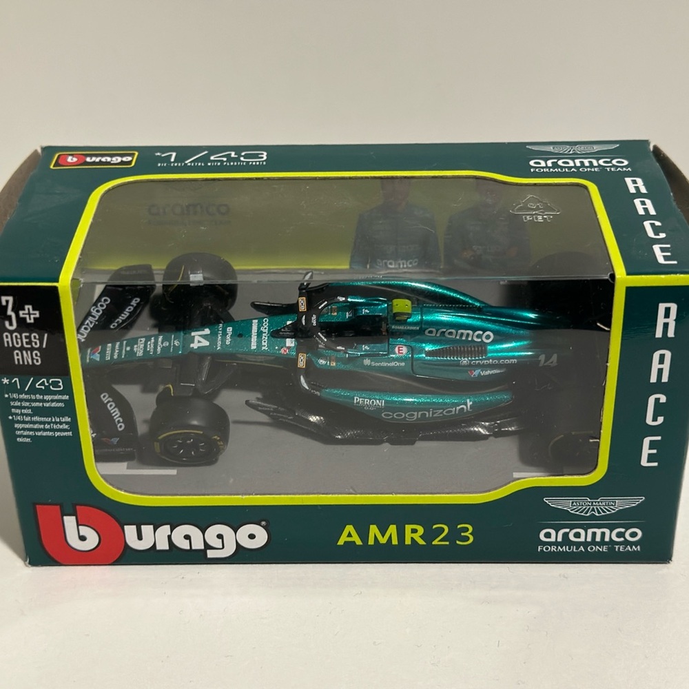 AMR23 Green Race Car Toy